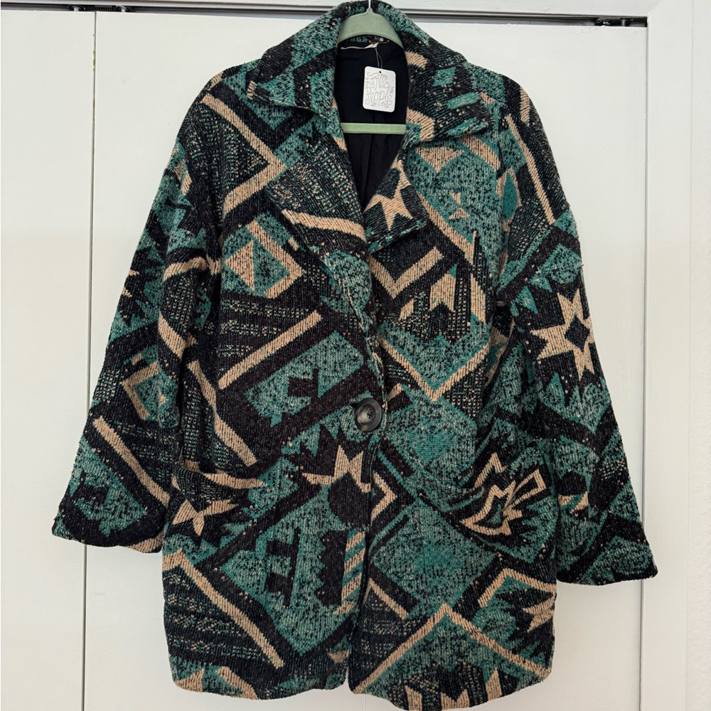 Free People Cozy Oversized Jacket Size XS